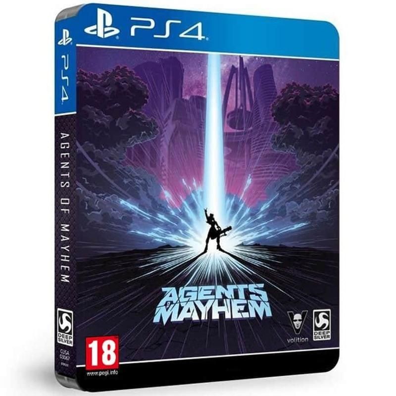 بازی agents of mayhem نسخه steelbook مخصوص ps4
