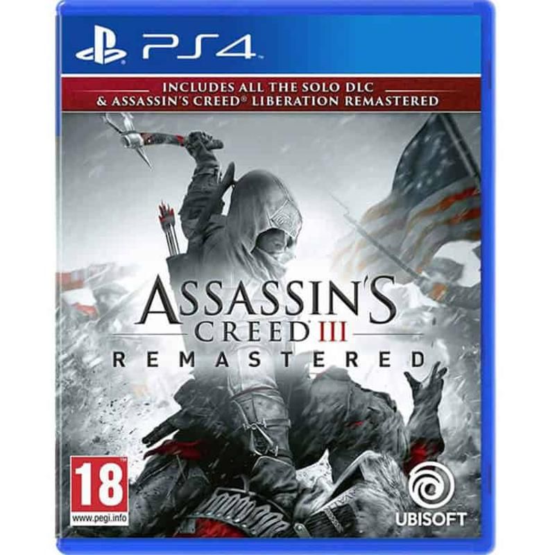 بازی assassins creed iii remastered نسخه استاندارد مخصوص ps4