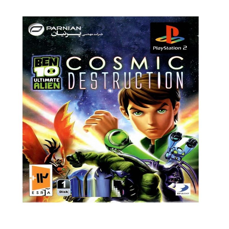 بازی ben 10 ultimate alien comic destruction مخصوصps2 نشر پرنیان