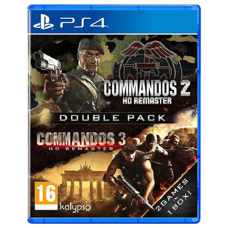 بازی commandos 2 & 3  double pack  نسخه hd remaster مخصوص ps4
