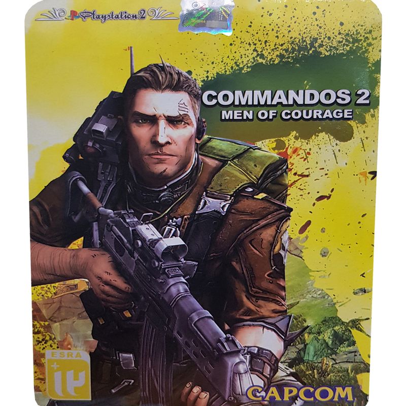 بازی commandos 2 men of courage مخصوص ps2 نشر لوح زرین