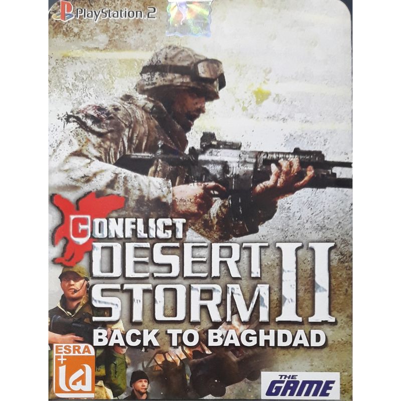 بازی conflict desert storm back to baghdad مخصوص ps2