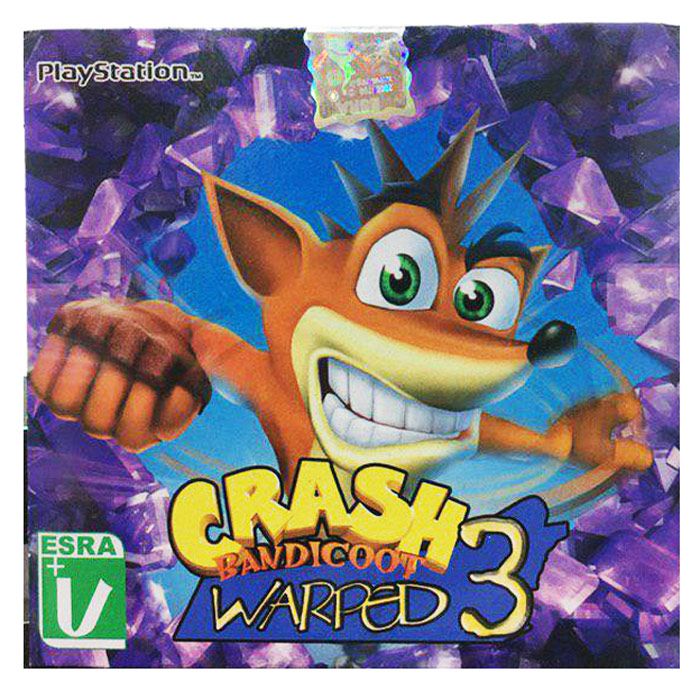 بازی crash bandicoot warped 3 مخصوص ps1