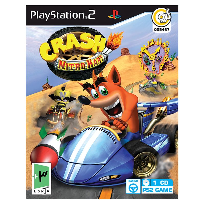 بازی crash nitro kart مخصوص ps2 نشر گردو