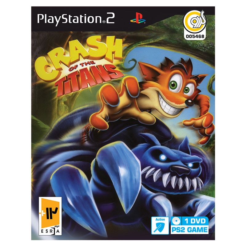 بازی crash of the titans مخصوص ps2 نشر گردو