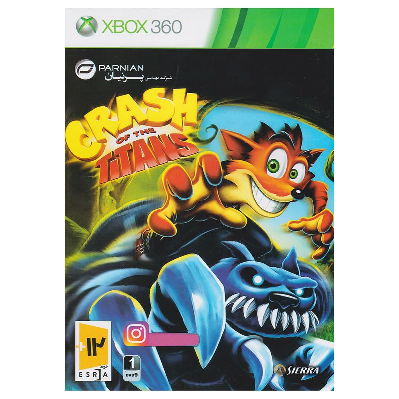بازی crash of the titans مخصوص xbox360