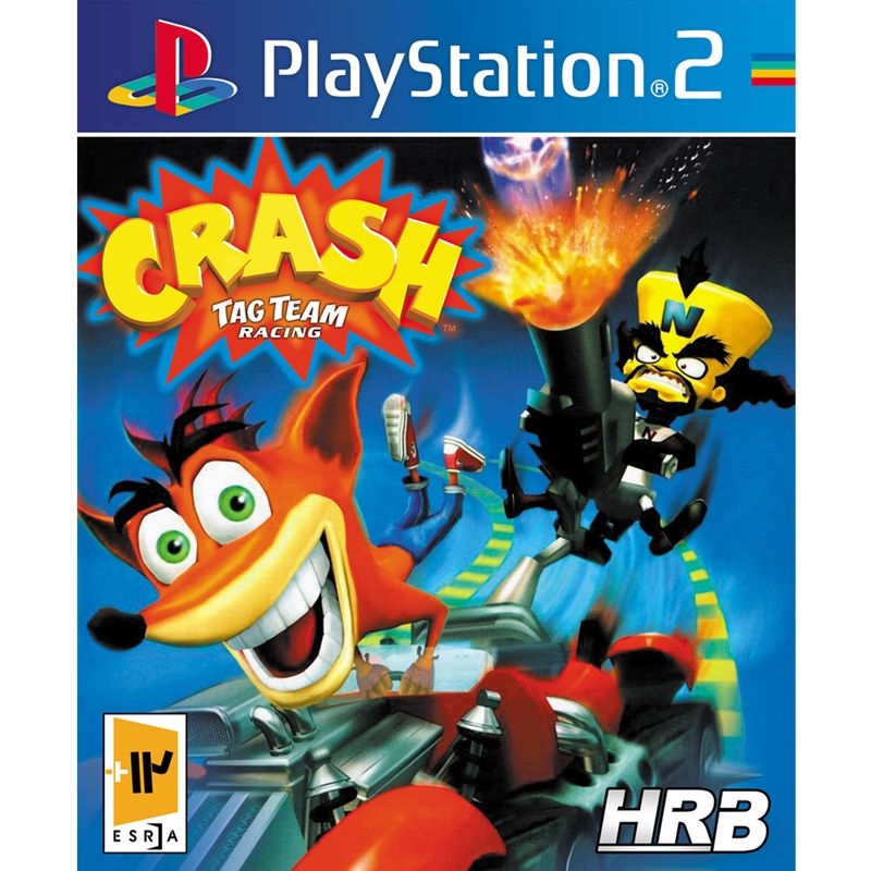 بازی crash tag team racing مخصوص ps2