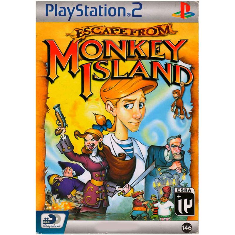 بازی escape from monkey island مخصوص ps2 نشر تصویر گستر پاسارگاد