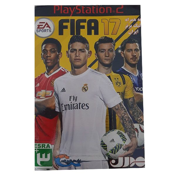 بازی fifa 17 به همراه لیگ برتر ایران مخصوص ps2