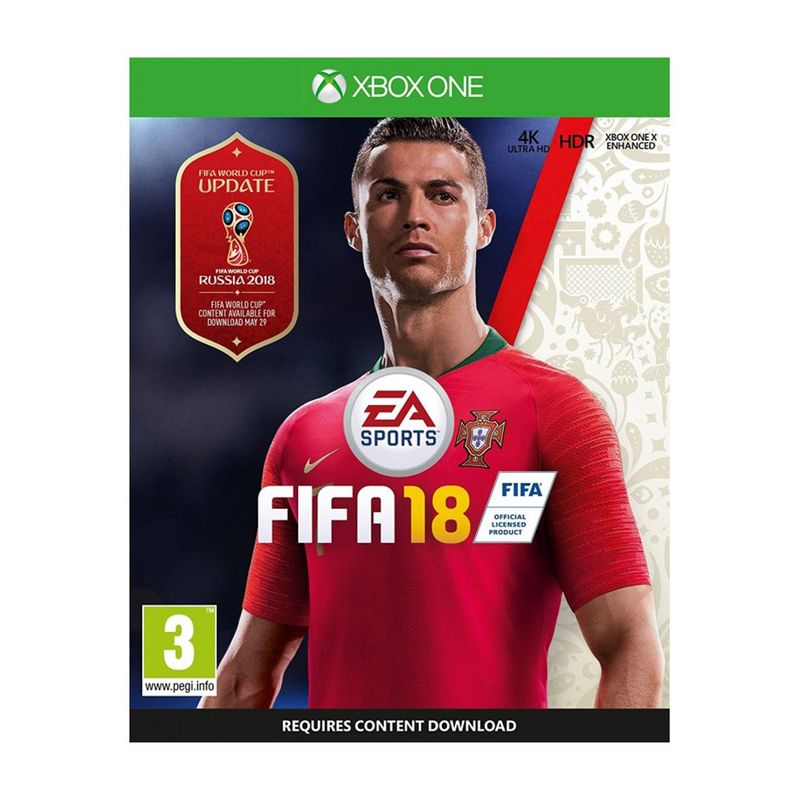 بازی fifa 18 russia edition مخصوصxbox one