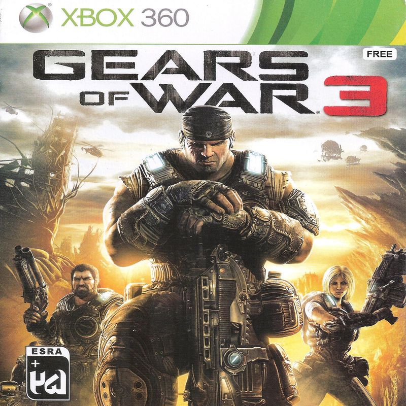 بازی gears of war 3 مخصوص xbox 360