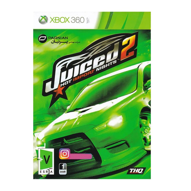 بازی juiced 2 hot import nights مخصوص xbox360 نشر پرنیان