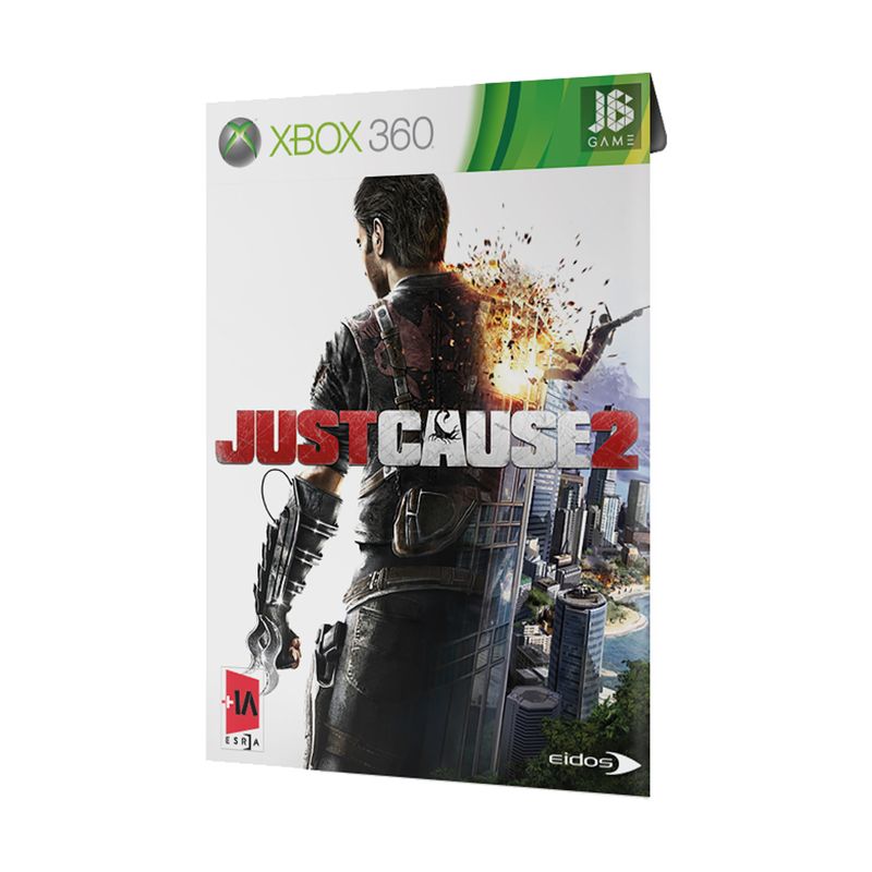 بازی just cause 2 مخصوص xbox 360 نشر جی بی تیم