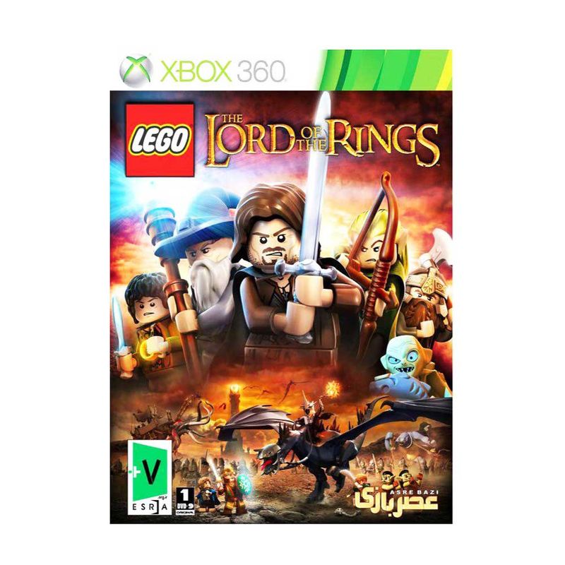 بازی lego the lord of the ring مخصوص xbox 360