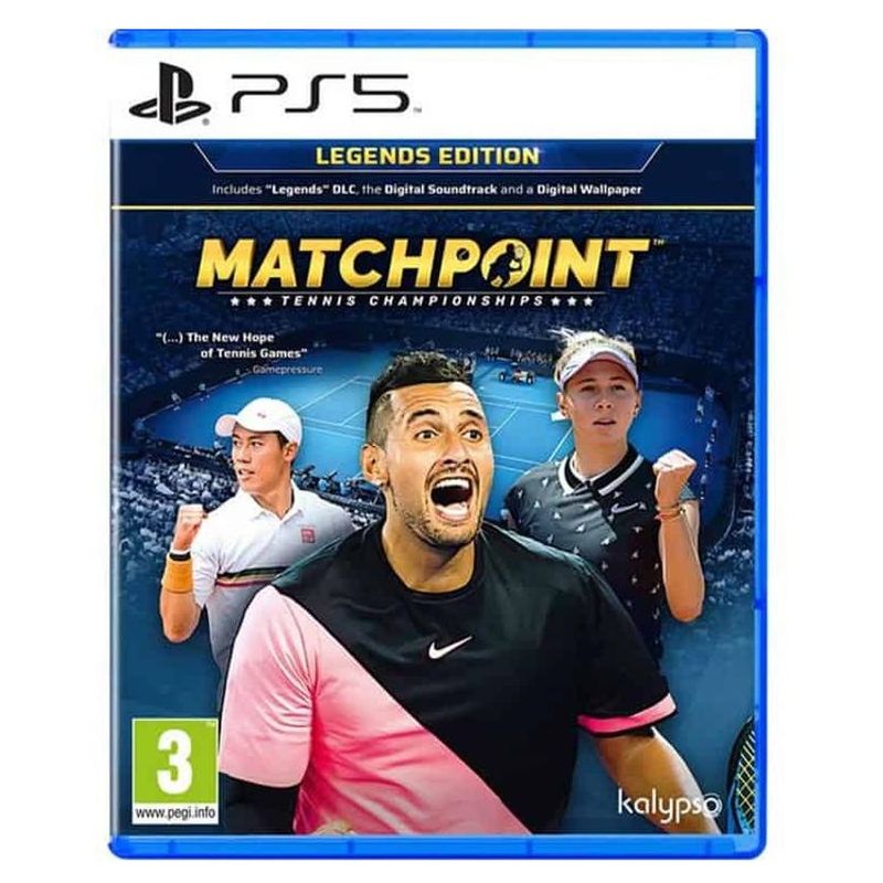 بازی matchpoint   tennis championships نسخه legends edition مخصوص ps5