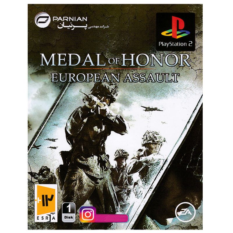 بازی medal of honor european assault مخصوص ps2