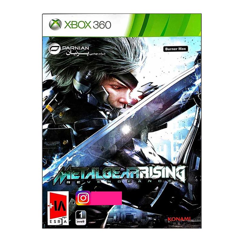 بازی metal gear rising revengeance مخصوصxbox360 نشر پرنیان