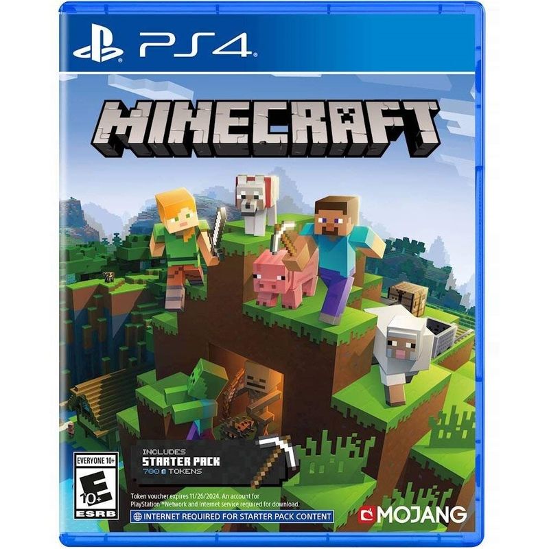 بازی minecraft starter collection مخصوص ps4