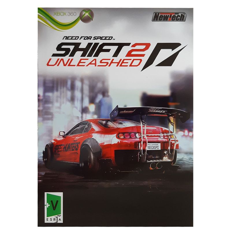بازی need for speed shift 2 unleashed مخصوص xbox 360