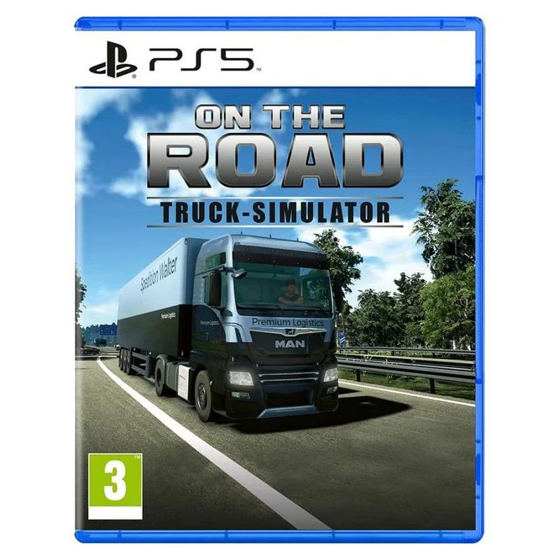 بازی on the road truck simulator نسخه دیسک بلوری مخصوص ps5