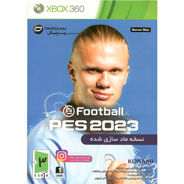 بازی pes  2023 مخصوص xbox360 نشر پرنیان