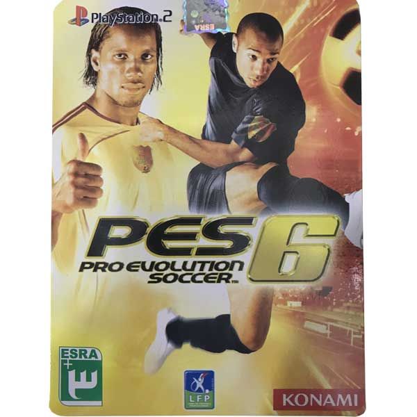بازی pes6 pro evolution soccer مخصوص ps2