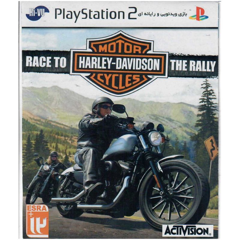 بازی race to harley davidson the rally مخصوص ps2