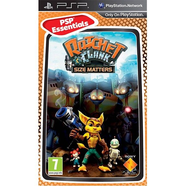 بازی ratchet and clank size matters مناسب برای psp