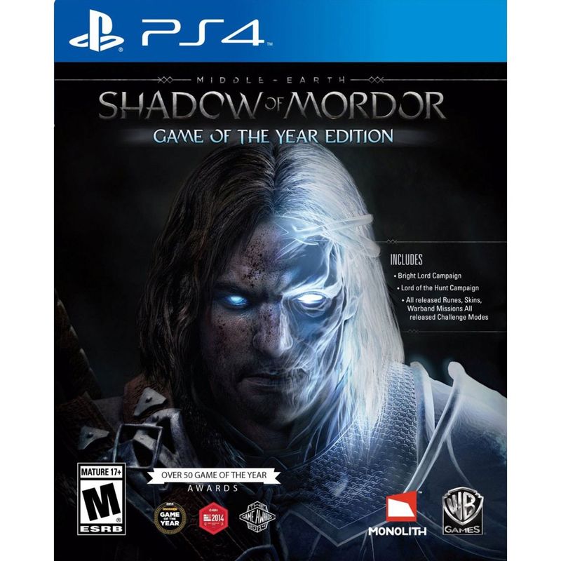 بازی shadow of mordor: game of the year edition مخصوص ps4