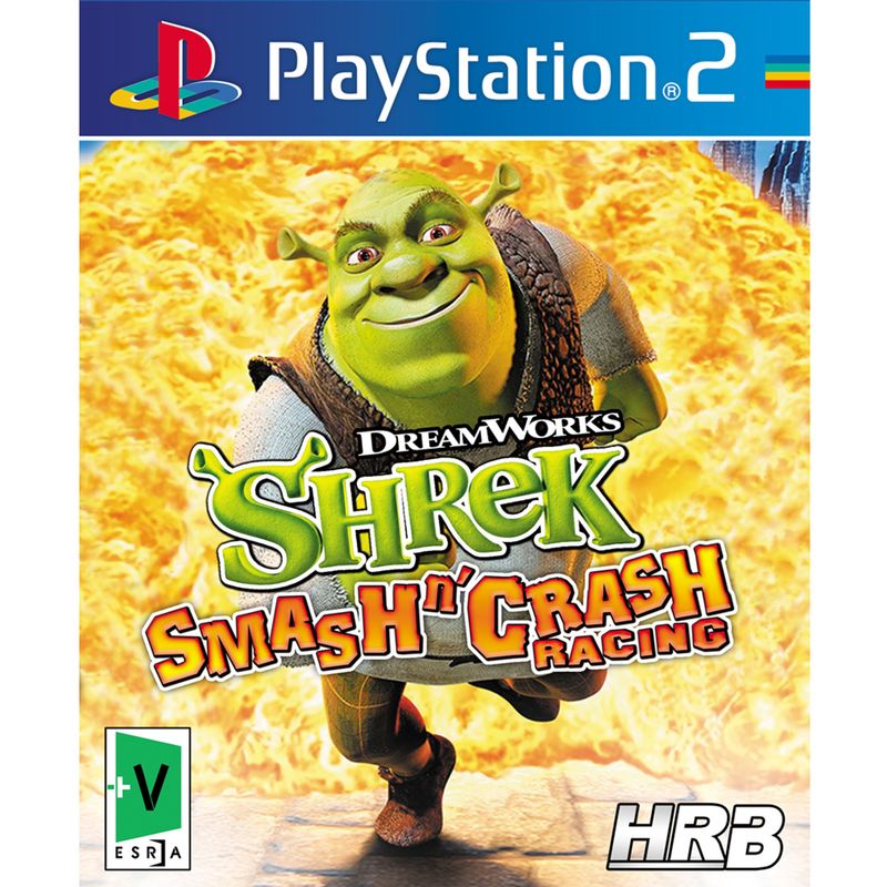 بازی shrek smash n crash racing مخصوص ps2