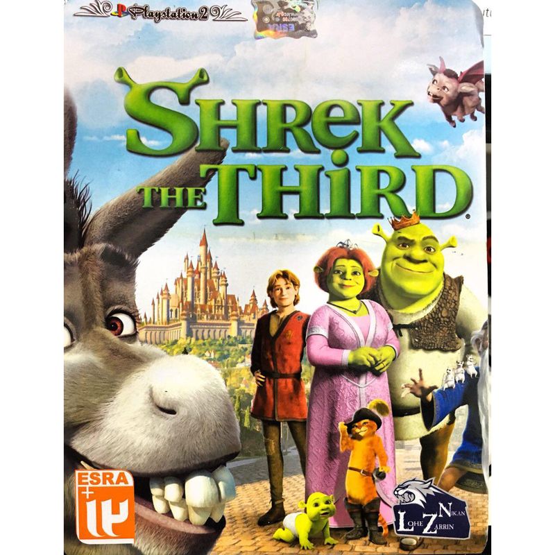 بازی shrek the third مخصوص پلی استیشن 2