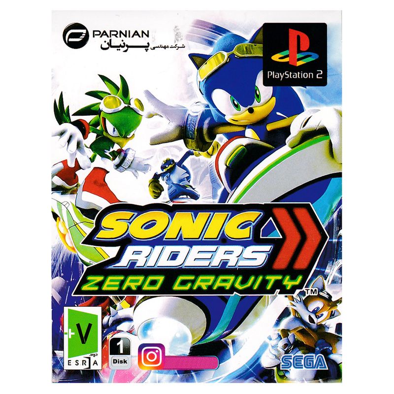 بازی sonic riders zero gravity مخصوص ps2