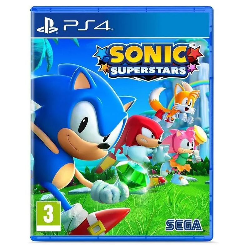 بازی sonic superstars نسخه دیسک بلوری مخصوص ps4