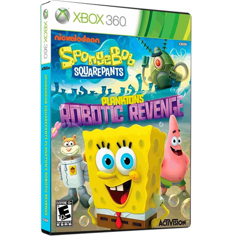 بازی spongebob squarepants planktons robotic revenge مخصوص xbox 360