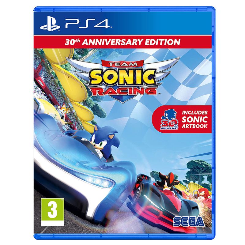 بازی team sonic racing نسخه 30th anniversary edition مخصوص ps4