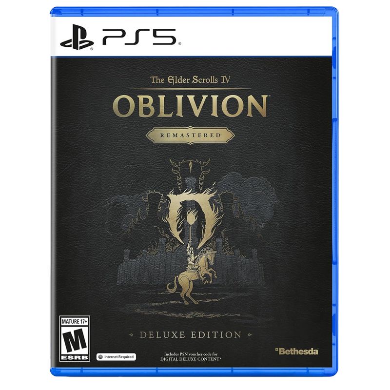 بازی the elder scrolls iv: oblivion remastered نسخه دیلاکس مخصوص ps5
