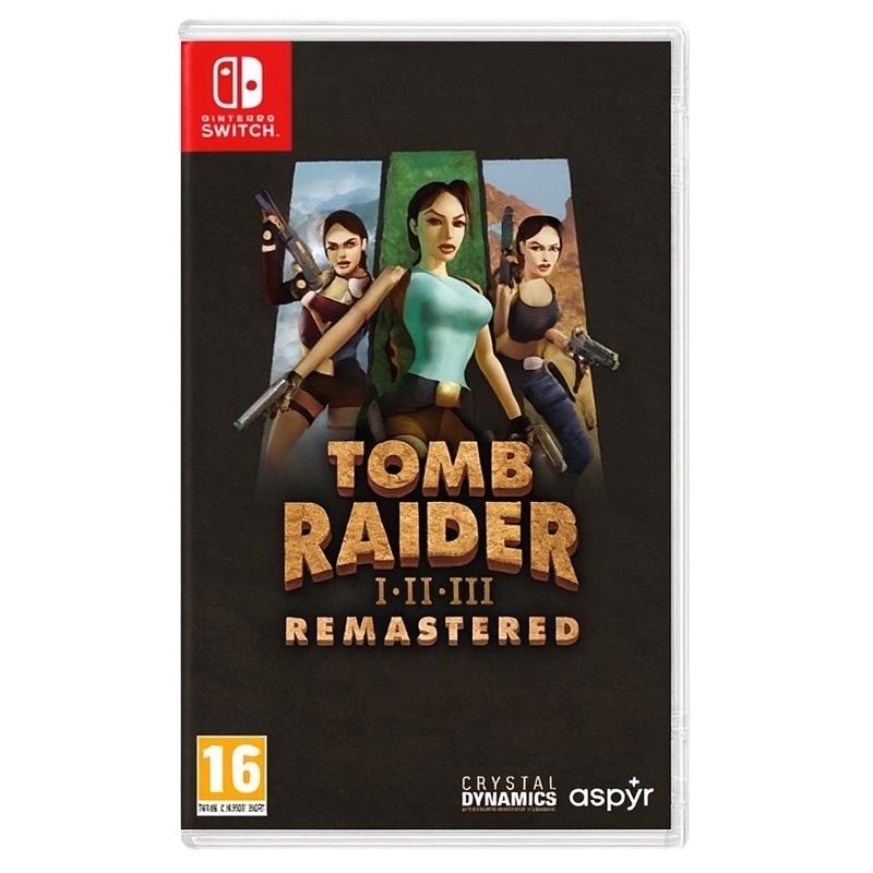 بازی tomb raider i ii iii remastered نسخه استاندارد مخصوص nintendo switch