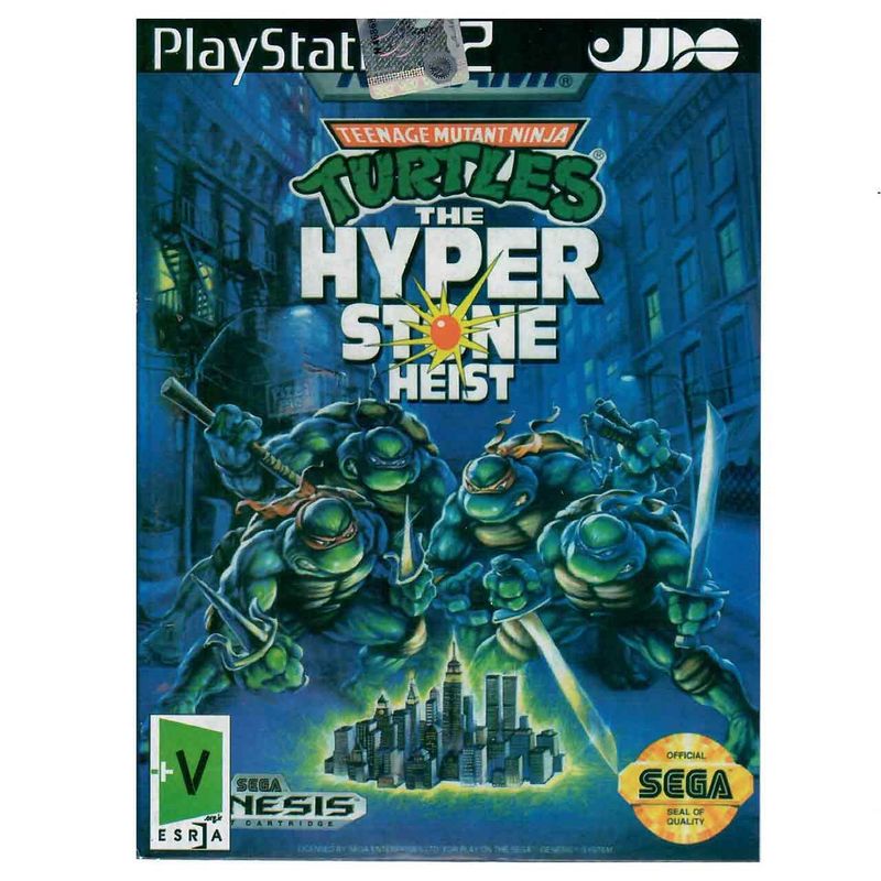 بازی turtles the hyper stone heist مخصوص ps2