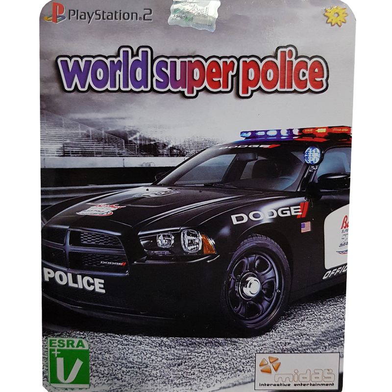 بازی world super police مخصوص ps2 نشر لوح زرین