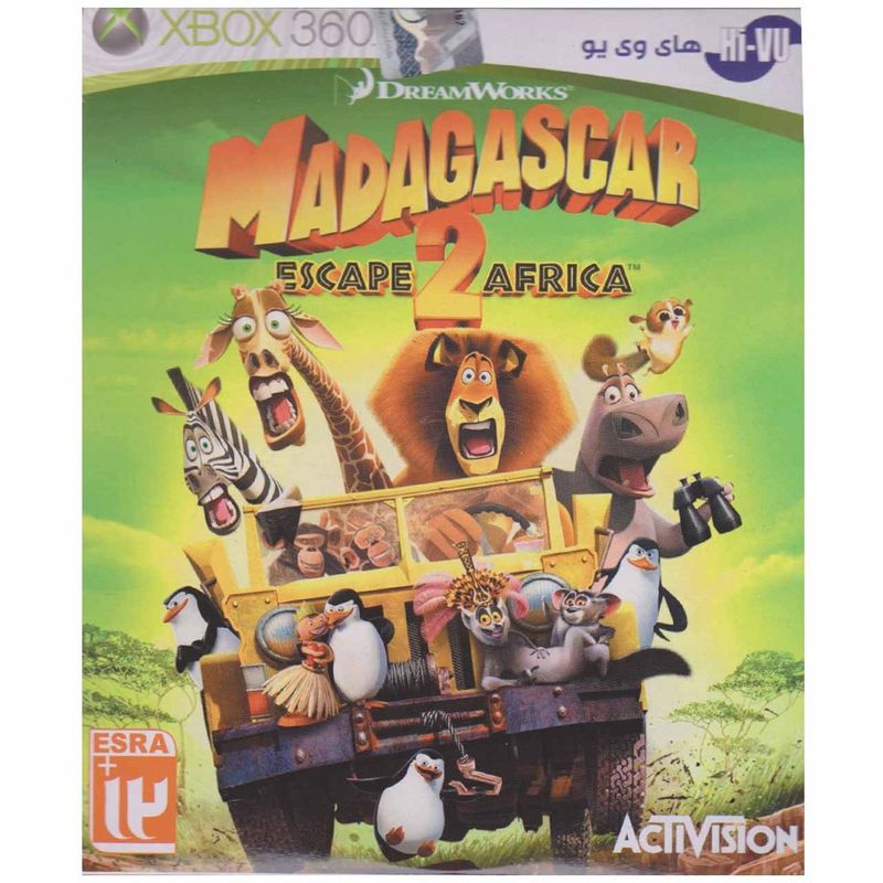 بازیِ madagascar escape 2 afryca مخصوص ایکس باکس 360