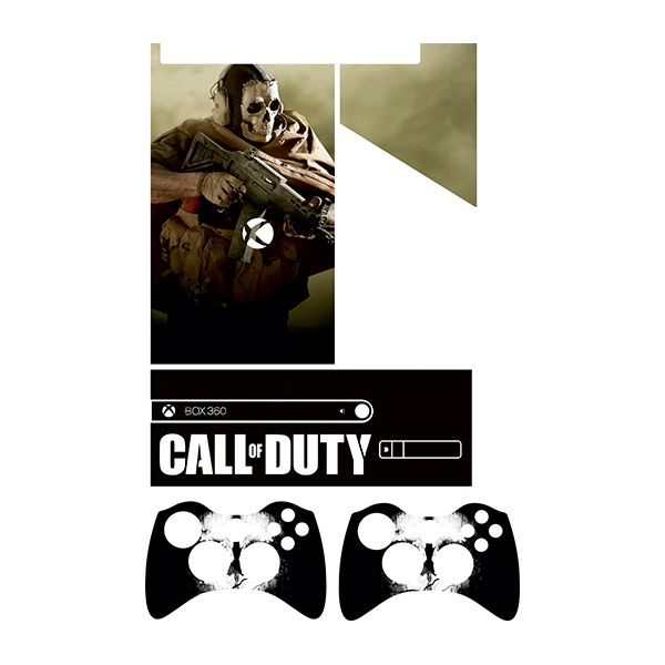 برچسب ایکس باکس 360 سوپر اسلیم توییجین وموییجین مدل call of duty 05 مجموعه 5 عددی