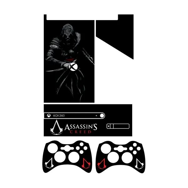 برچسب ایکس باکس 360 سوپر اسلیم طرح assassins creed کد 4 مجموعه 4 عددی