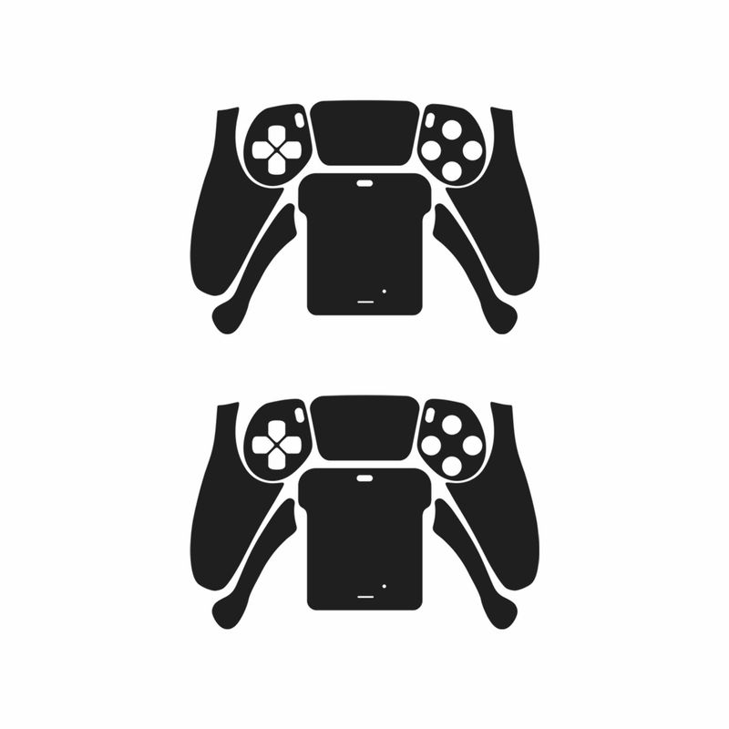 برچسب دسته بازی ps5 ماهوت مدل matte black بسته دو عددی