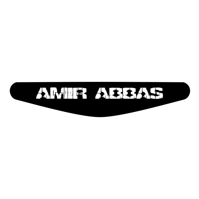 برچسب لایت بار دسته پلی استیشن 4 ونسونی طرح amir abbas