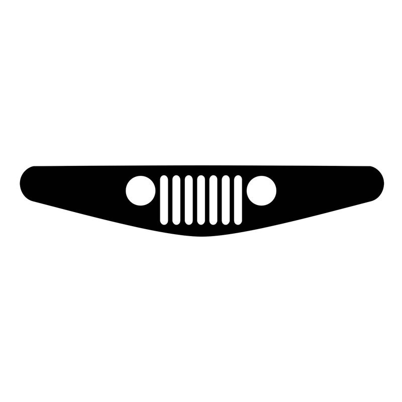 برچسب لایت بار دسته پلی استیشن 4 ونسونی طرح jeep faceبسته 2 عددی