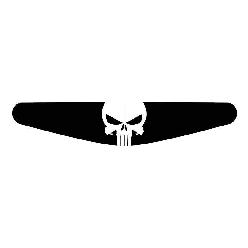برچسب لایت بار دسته پلی استیشن 4 ونسونی طرح punisher skull