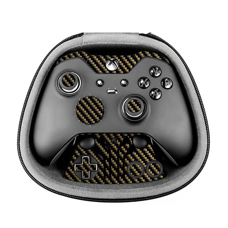 برچسب ماهوت مدل brown shine carbon مناسب برای دسته کنترل بازی مایکروسافت elite xbox one controller