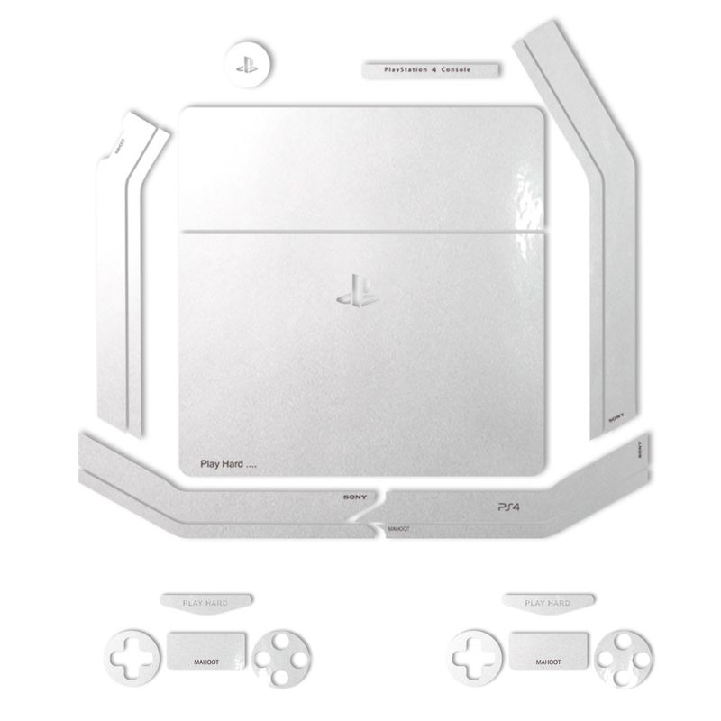 برچسب ماهوت مدلmetallic white مناسب برای کنسول بازی ps4 slim