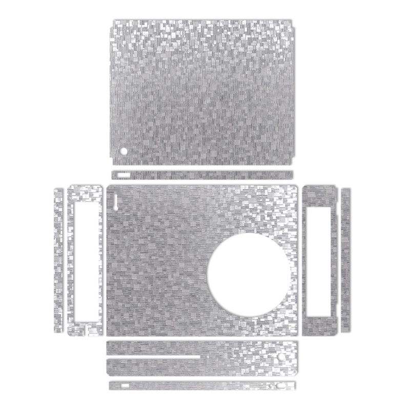 برچسب ماهوت مدلsilver silicon texture مناسب برای کنسول بازی xbox one s