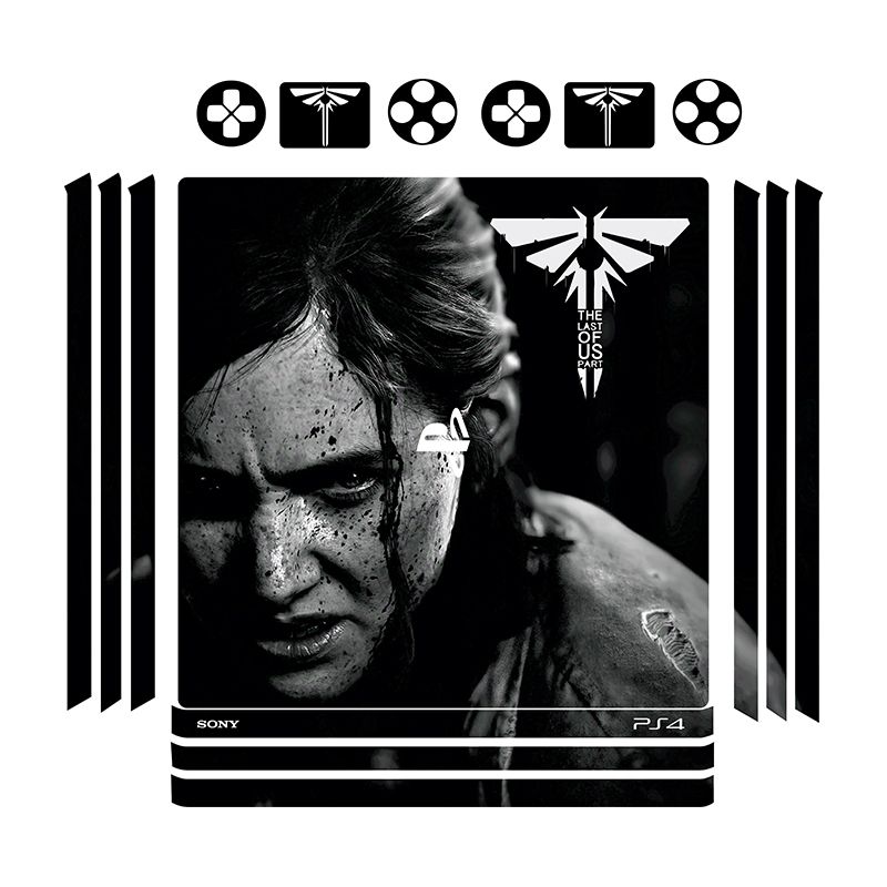 برچسب پلی استیشن 4 پرو توییجین وموییجین مدل  last of us 05 مجموعه 16 عددی